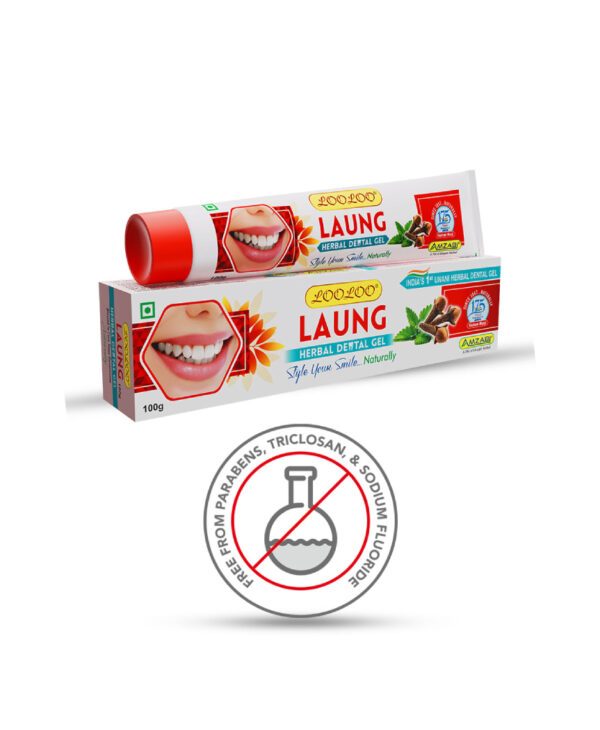 LooLoo Herbal Dental Gel Laung (Clove) 100g - Image 2