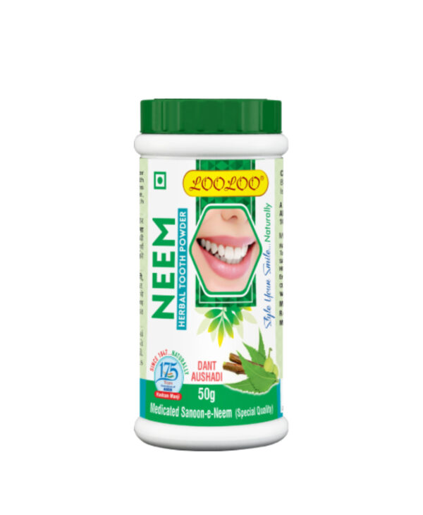LooLoo Herbal Medicated Tooth Powder Neem 50g