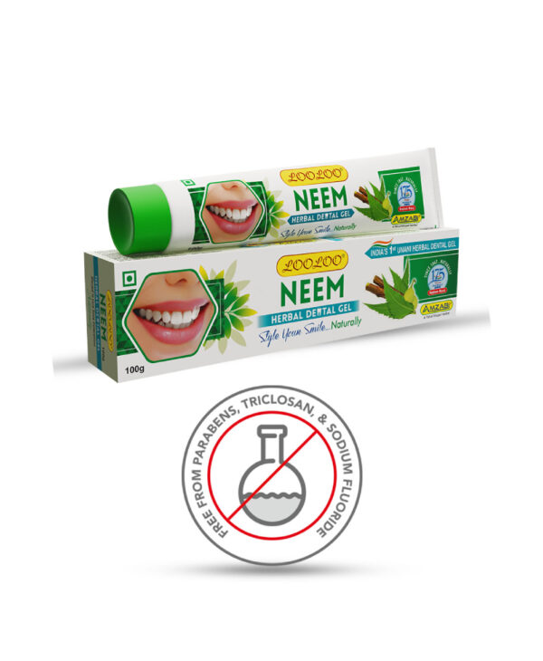 LooLoo Herbal Dental Gel Neem 100g - Image 2
