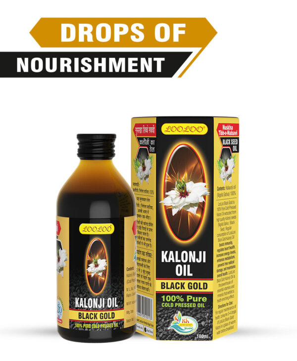 LooLoo Black Gold Kalonji Oil 100ml