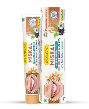 LooLoo Herbal Dental Gel MisKal with Peelu Bark & Kalonji 100g