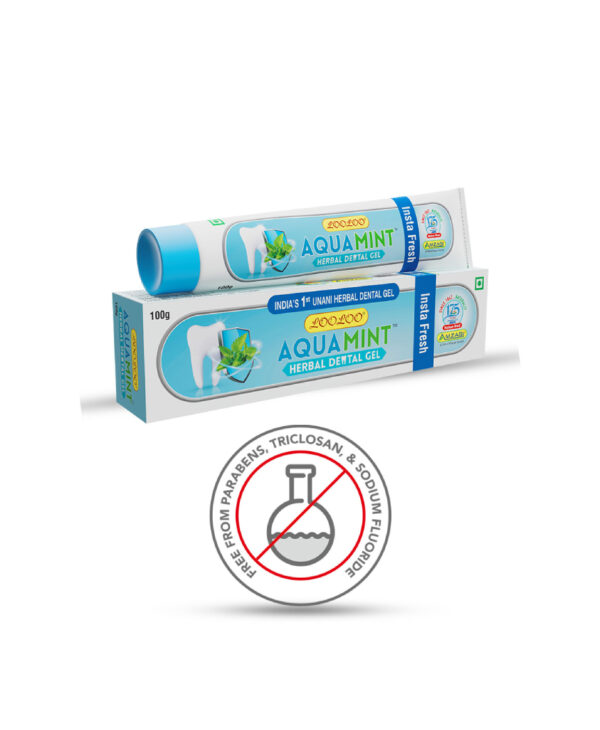 LooLoo Herbal Dental Gel AquaMint  100g - Image 2