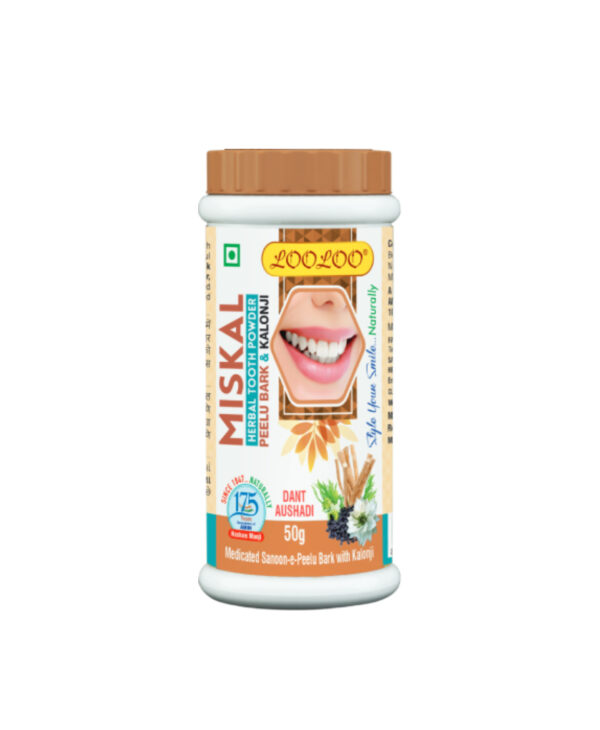 LooLoo Herbal Medicated Toothpowder MisKal 50g