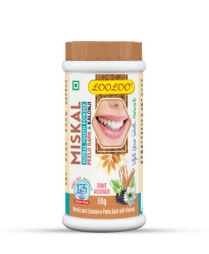 LooLoo Herbal Medicated Toothpowder MisKal 50g