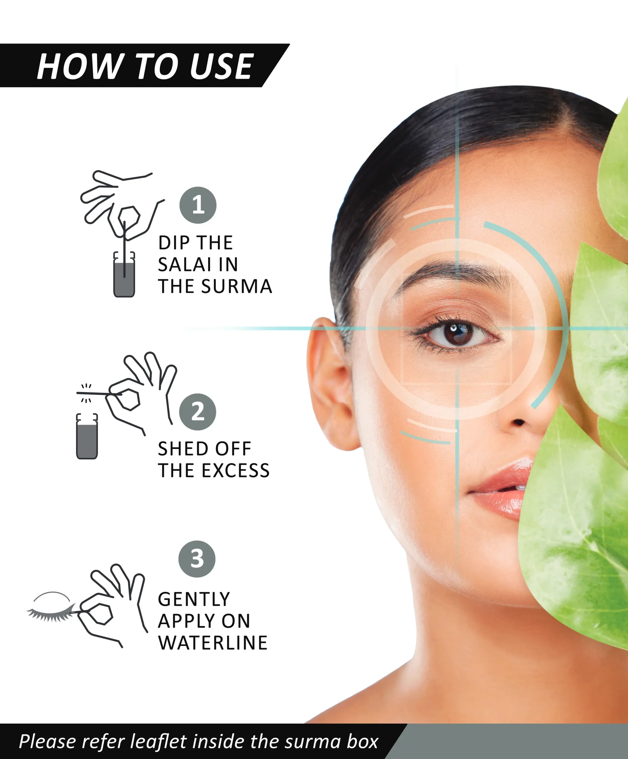 KHOJATI SURMA UTTAM BLACK 1.25gms - Image 3